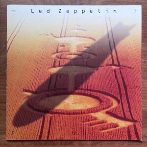 Led Zeppelin BOOKLET INSERT ONLY from 1990 Boxed Set Double w Centerfold Foldout